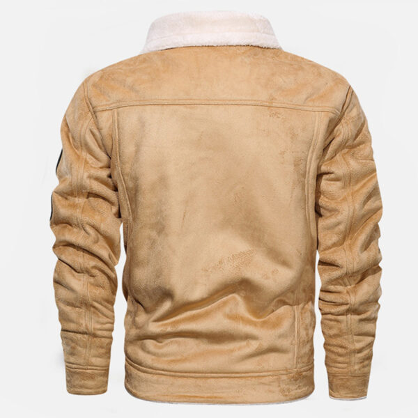 Airforce Bronze Suede Leather Jacket - Image 3