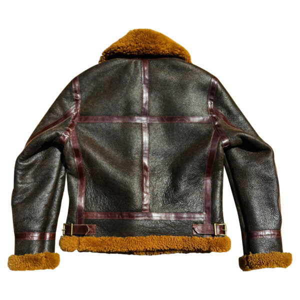 B3Aviator Air Force Military Leather Jacket - Image 2