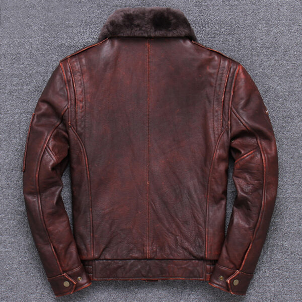 G1 Military Air Force Aviator Leather Jacket - Image 3