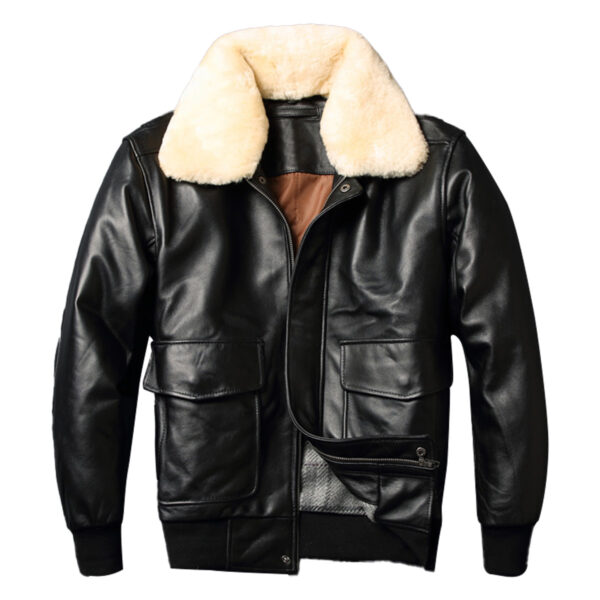 Men's Air Force Pilot Bomber Leather Jacket