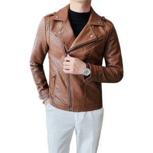 Moto Biker Asymmetric Rider Fashion Leather Jacket