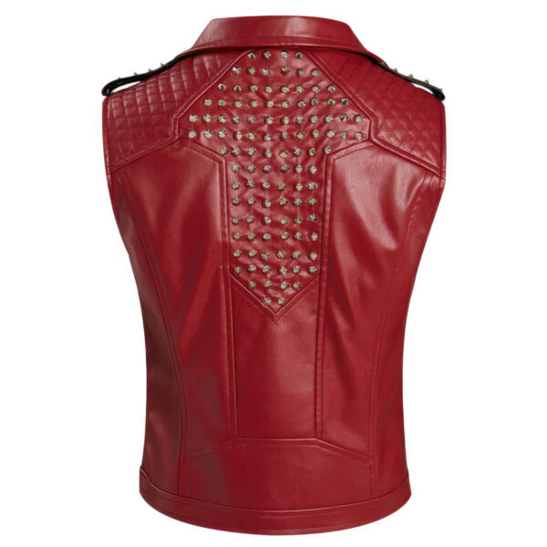 Superhero Cosplay Costume Leather Waistcoat - Image 2