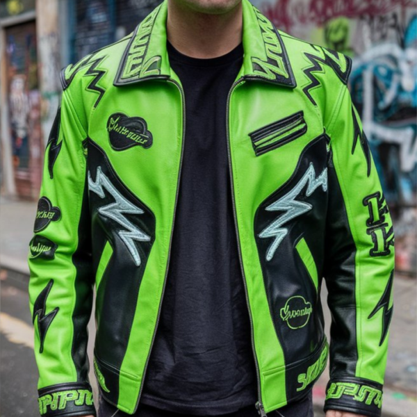 High Voltage Neon Bomber Jacket ? 1999 Edition