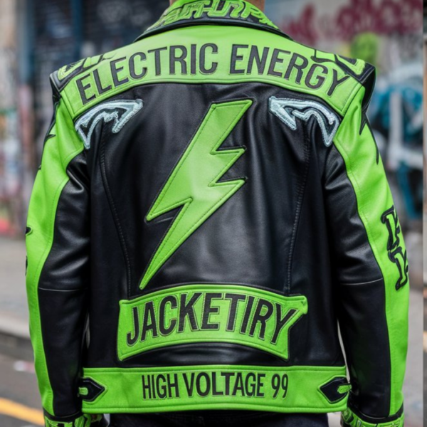 High Voltage Neon Bomber Jacket ? 1999 Edition - Image 2